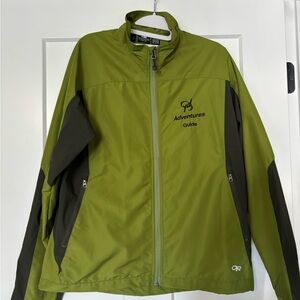 Outdoor Research Olive Green Jacket‎ men’s wind breaker SZ L